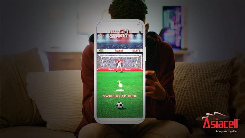 “Yalla Shoot!” - Asiacell scores a golden goal for brand awareness and app engagement with World Cup gamified unit