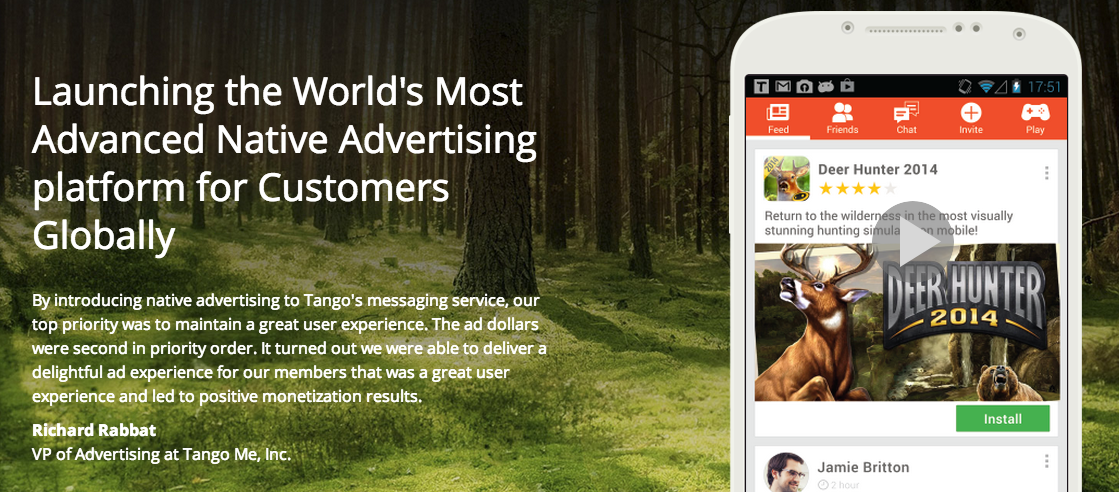 Launching the world’s most advanced native advertising platform 