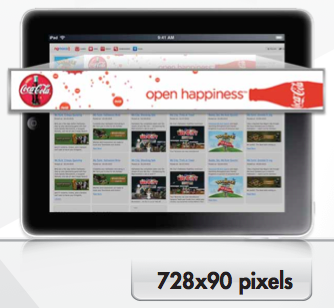 Tablet Ad Format 728x90